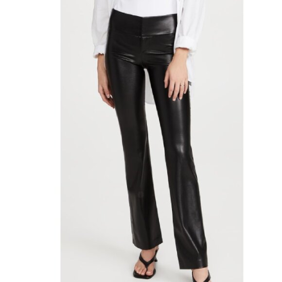 NEW Alice + Olivia  Vegan Leather Pants  UK14#2198 - Picture 1 of 9